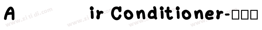 Air Conditioner字体转换